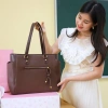 Túi xách công sở nữ LIMI size lớn, vừa laptop 16inch A4, tote da 4 màu - 415k 9