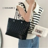 Túi xách công sở nữ tote da PU lớn đeo vai, đựng A4 laptop, dây xích khoá kéo size 32, giá 186k 7