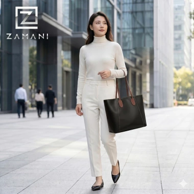 Túi Xách Công Sở Nữ Tote Da PU Mềm Đeo Chéo Sức Chứa Lớn HAVANA BAG B34 97.999đ