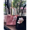 Túi xách công sở tote 35cm basic, kèm gấu xinh, đeo vai thoải mái, chỉ 180k 5