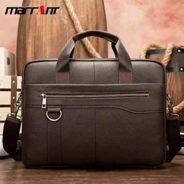 Túi xách da bò T39 38.5x28x7cm - Đựng laptop, bảo hành 12 tháng, free ship, Nâu 1.9tr