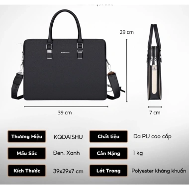 Túi Xách Da Công Sở San Leather 8.012 Cặp Da Cao Cấp Dành Cho Laptop Giá 9.6tr