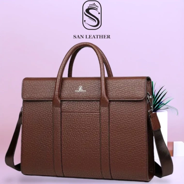 Túi Xách Da Công Sở San Leather S809 - Cặp Da Laptop Cao Cấp Giá Ưu Đãi 967,980₫