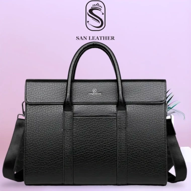 Túi Xách Da Công Sở San Leather S809 - Cặp Da Laptop Cao Cấp Giá Ưu Đãi 967,980₫