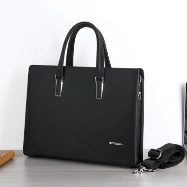 Túi Xách Da Công Sở SanLeather S9.066 - Cặp Da Laptop, Bảo Vệ 15.6 inch, Chỉ 870.400đ