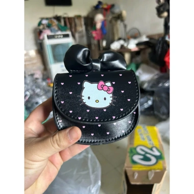 Túi Xách Da LH Mini Hello Kitty Chấm Bi Size 10 - Giá 69.300, Thích Hợp Nữ và Bé Gái Dạo Chơi Tết
