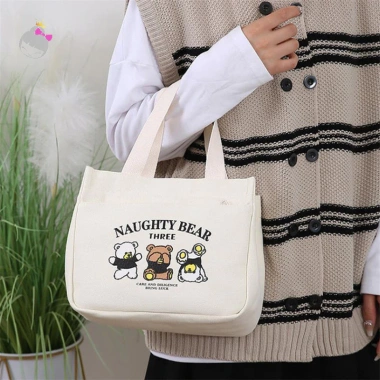 Túi Xách Đa Năng Hoạt Hình Dễ Thương In Họa Tiết - Túi Tote & Ăn Trưa cho Nhân Viên Văn Phòng - Giá 125.712₫ 9