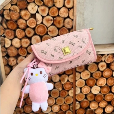 Túi xách da PU Hello Kitty đeo chéo dễ thương cho bé gái & nữ sinh Hàn Quốc - 78k 2