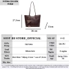Túi xách da PU nữ công sở đeo vai tote 36cm dung tích lớn vừa A4 - Giá 145.555₫ 6