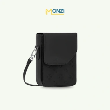 Túi Xách Da PU SLOCK Đeo Chéo Nam Nữ Monogram Đựng Điện Thoại - MONZI