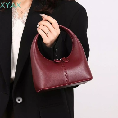 Túi xách da PU XYAX - Túi nách, chéo phong cách Pháp, dây kéo, màu cổ điển, chỉ 56.176₫