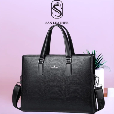 Túi xách Da San Leather S9.357 nam cao cấp, cặp văn phòng - giảm còn 984.500₫