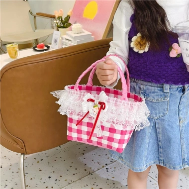 Túi Xách Đan Lưới Cầm Tay Đi Biển Picnic và Đi Chơi Đa Màu Rực Rỡ Kèm Charm Cute 3 Túi Xách Đan Lưới Cầm Tay Đi Biển Picnic và Đi Chơi Đa Màu Rực Rỡ Kèm Charm Cute 3