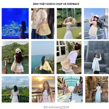 Túi Xách Đan Rơm Dela Cỡ Lớn Mùa Hè 2.022 - Thiết Kế Rỗng, Màu Tương Phản, Phong Cách Cá Tính Nữ 6