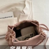 Túi xách đeo chéo nữ Mint Store - Quai sam, khóa dây rút, da nhung mềm, 93.000₫ 9