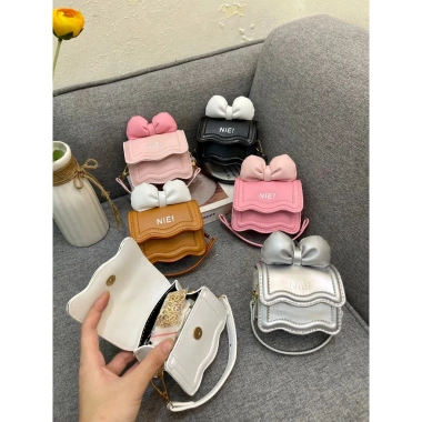 Túi xách đeo chéo nữ size 12 mini phối nơ thời trang xinh DC029, giảm còn 69k