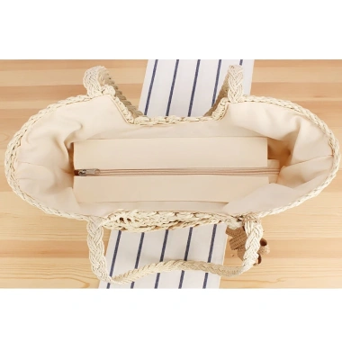 Túi xách đeo vai cói thời trang cao cấp, sang chảnh, dễ thương cho du lịch biển - 175.000₫