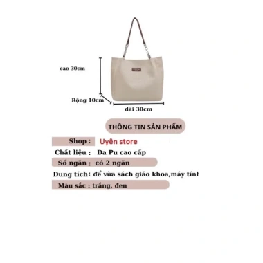 Túi xách đeo vai công sở họa tiết đơn giản siêu xinh - Du lịch chỉ 58.950₫
