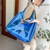 Túi xách đeo vai nhựa dẻo trong suốt cỡ lớn - Túi đi biển thời trang 2