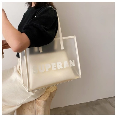 Túi xách đeo vai nhựa trong suốt Superan - Thời trang đi biển, shopping, giá 159.000₫ 7 Túi xách đeo vai nhựa trong suốt Superan - Thời trang đi biển, shopping, giá 159.000₫ 7