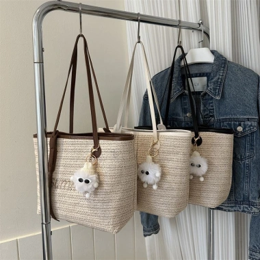 Túi xách đi biển họa tiết Summer nữ phong cách Hàn Quốc tote lớn H273 giá 129k 8