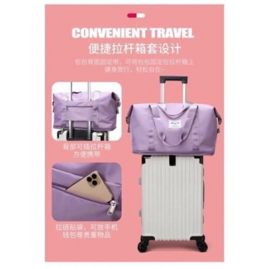 Túi Xách Du Lịch 2 Tầng Boxelo Chống Nước, Gấp Gọn Tiện Lợi - Giá 69.900đ
