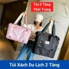Túi xách du lịch cỡ lớn 2 tầng đa năng, nhiều ngăn, chống thấm, đựng mỹ phẩm, có cài - Giá chỉ 50.000₫ 3