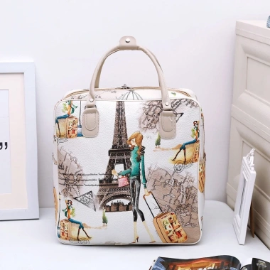 Túi xách du lịch da PU chống thấm nước họa tiết hoạt hình Hàn Quốc 10 Túi xách du lịch da PU chống thấm nước họa tiết hoạt hình Hàn Quốc 10