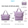 Túi Xách Du Lịch Thể Thao Đa Năng 2 Tầng, Ngăn Đáy Giày Dép, Chống Thấm, Gấp Gọn - 105k 8
