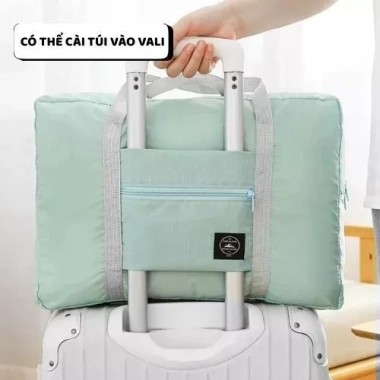 Túi Xách Đựng Quần Áo Du Lịch Polyester Dày Chống Thấm Nước - Giá 39.000₫ 4