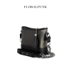 Túi xách Floralpunk Colette màu Đen, thiết kế hoa punk, da tổng hợp, giảm 16% còn 1.19tr 4