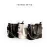 Túi xách Floralpunk Colette màu Đen, thiết kế hoa punk, da tổng hợp, giảm 16% còn 1.19tr 8