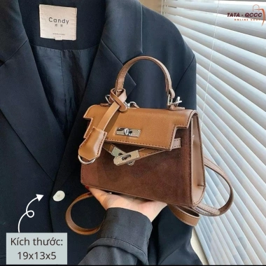 Túi xách HM nữ cao cấp, đeo chéo dạng công sở siêu xinh, giá 339k 2