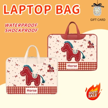 Túi xách laptop da PU 13‑15.6 inch, đệm mềm, chống sốc, thích hợp MacBook Air/Pro – 210.600₫