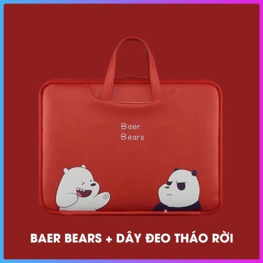 Túi xách Laptop PU chống nước, sốc, dây đeo vai - 13.3/14/15.6 inch, 169.900đ 9