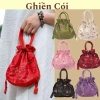 Túi xách lụa thêu hoa sang trọng, phụ kiện thời trang chụp ảnh Tết tiệc cưới, giá chỉ 45.000 VND