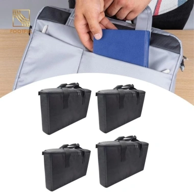 Túi xách máy tính cặp du lịch dày chống sốc, lưu trữ màn hình, bàn phím, cáp chuột - 530.280 VND