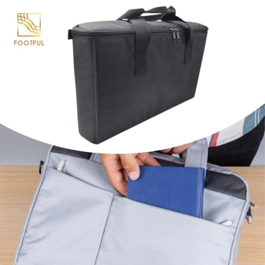 Túi xách máy tính cặp du lịch dày chống sốc, lưu trữ màn hình, bàn phím, cáp chuột - 530.280 VND