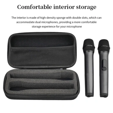 Túi xách micro FEDAOG, hộp karaoke không dây chống sốc, EVA du lịch di động, 190k 4