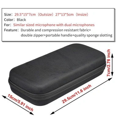Túi xách micro FEDAOG, hộp karaoke không dây chống sốc, EVA du lịch di động, 190k 6