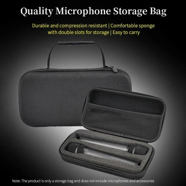 Túi xách micro FEDAOG, hộp karaoke không dây chống sốc, EVA du lịch di động, 190k 8