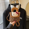Túi xách mini Hello Kitty đeo chéo cho bé, hoạ tiết da beo - Giá ưu đãi 185.000₫ 7