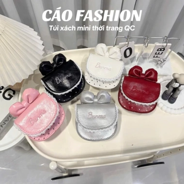 Túi xách mini Noel 67.5k - Phối đồ Tết, đi chơi, tiệc, thời trang cho mọi tuổi 2
