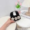 Túi Xách Mini Nữ Bé Gái Họa Tiết Chấm Bi và Hoa, Khóa Kim Loại, Lông Móc YT99 Giá Ưu Đãi 79.000₫ 3