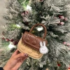 Túi Xách Mini Thỏ TL Size 10 Dành Cho Nữ và Bé Gái Đi Tiệc Dạo Phố Café Giá 139k 4