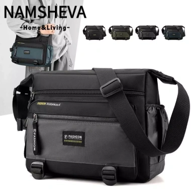 Túi xách NAMSHEVA Đeo chéo du lịch Nylon, dây kéo, hình vuông, Unisex