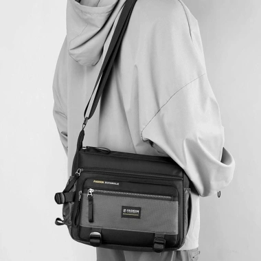 Túi xách NAMSHEVA Đeo chéo du lịch Nylon, dây kéo, hình vuông, Unisex