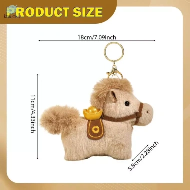 Túi xách ngựa Charm, thú nhồi bông, mặt dây chuyền móc khóa - Giảm 18% Tết 7