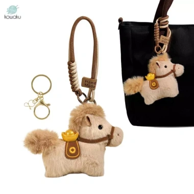 Túi xách ngựa Charm, thú nhồi bông, mặt dây chuyền móc khóa - Giảm 18% Tết 8