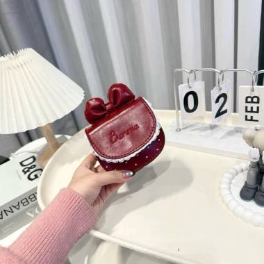 Túi Xách Nhí Mini Size 10 Ren Thêu Hoạ Tiết Đính Nơ Siêu Xinh Dùng Đựng Cá Nhân
